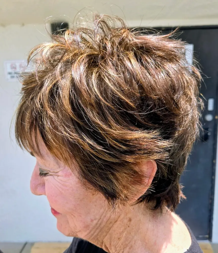 Hair styling - curly hair treatment